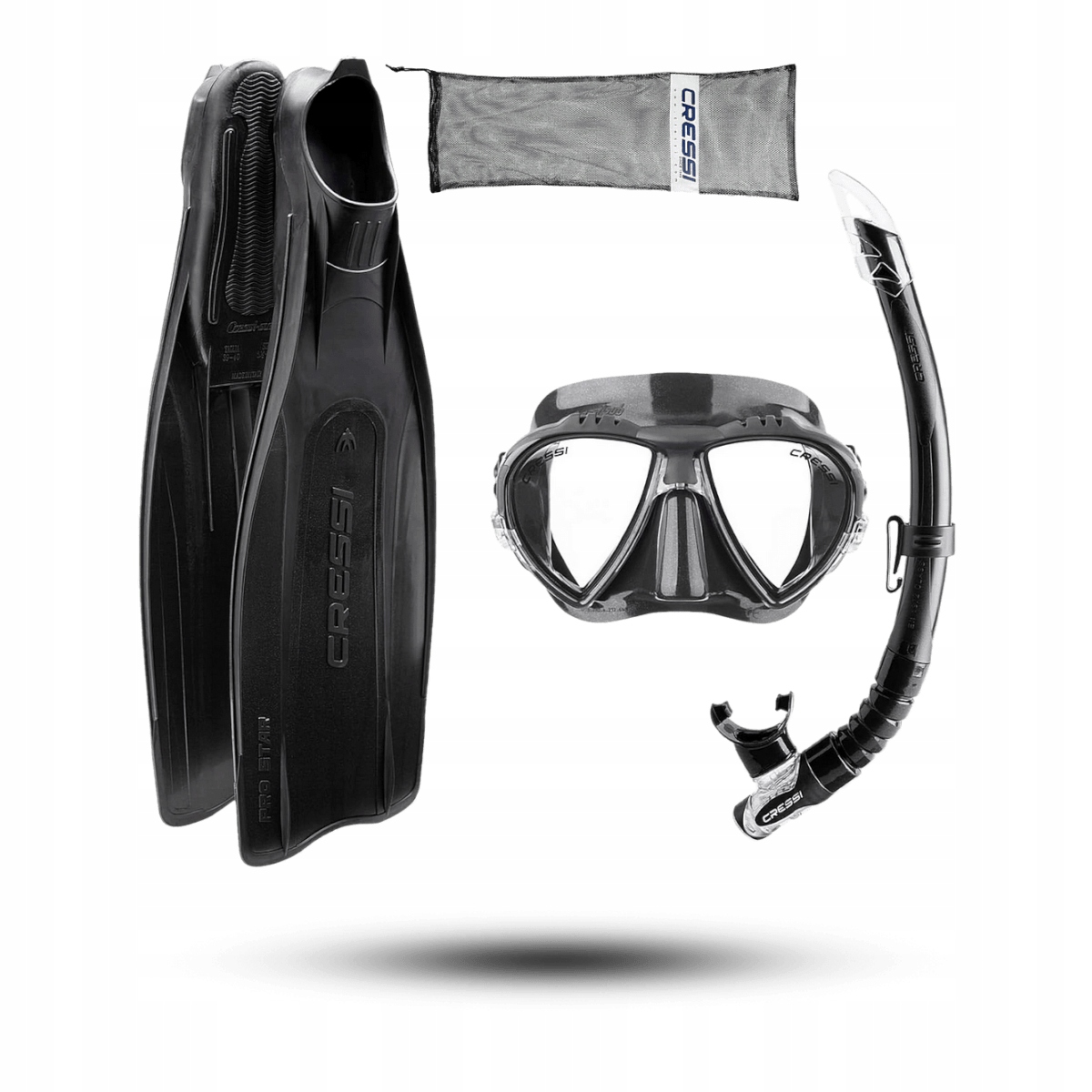 Sada Abc Pro Star Bag Black vel 45/46 (ploutve potápěčské brýle šnorchl) BG189545