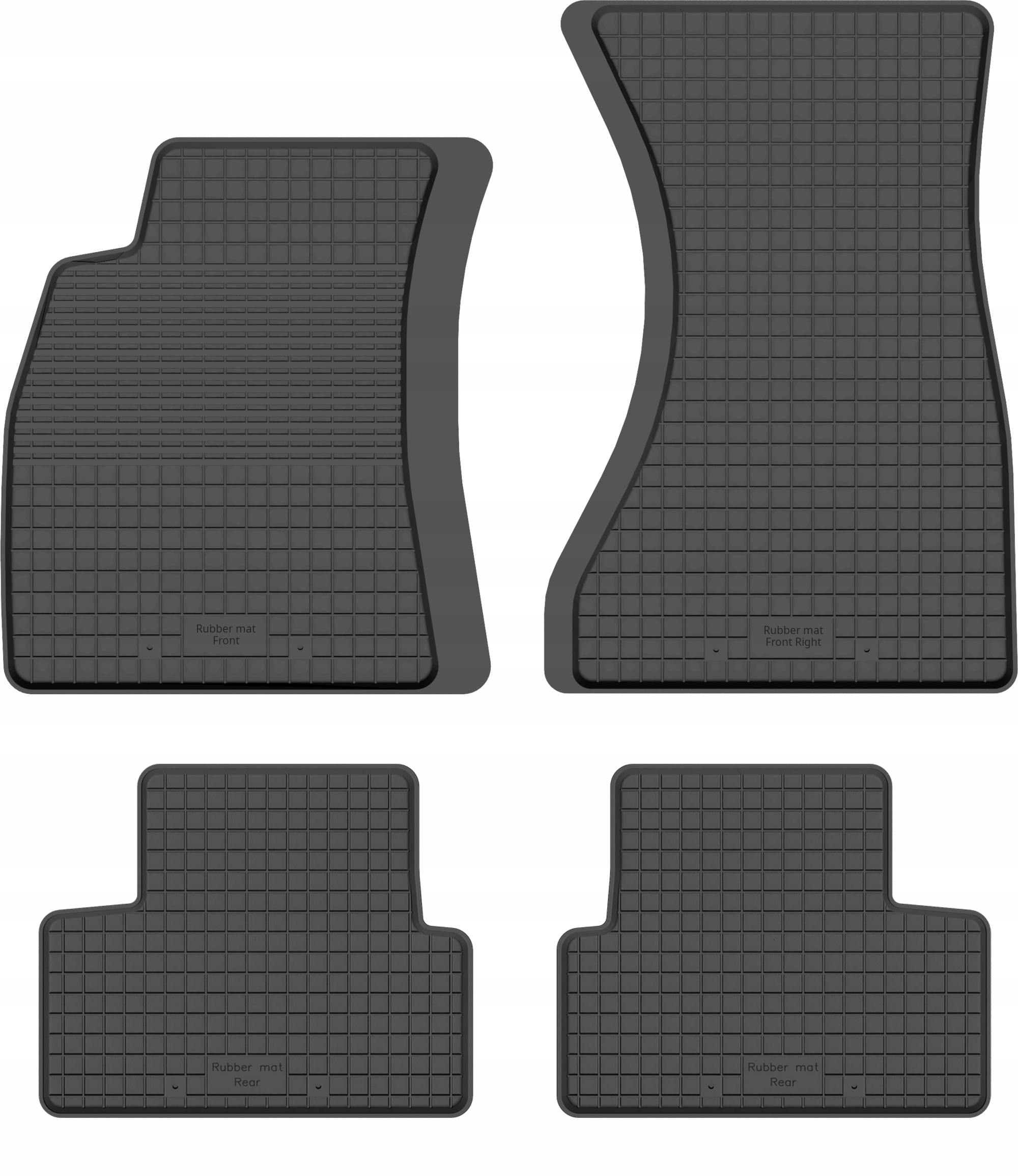 Audi A5 F5 Sportback 2016 2024 komplet gumowych dywaników