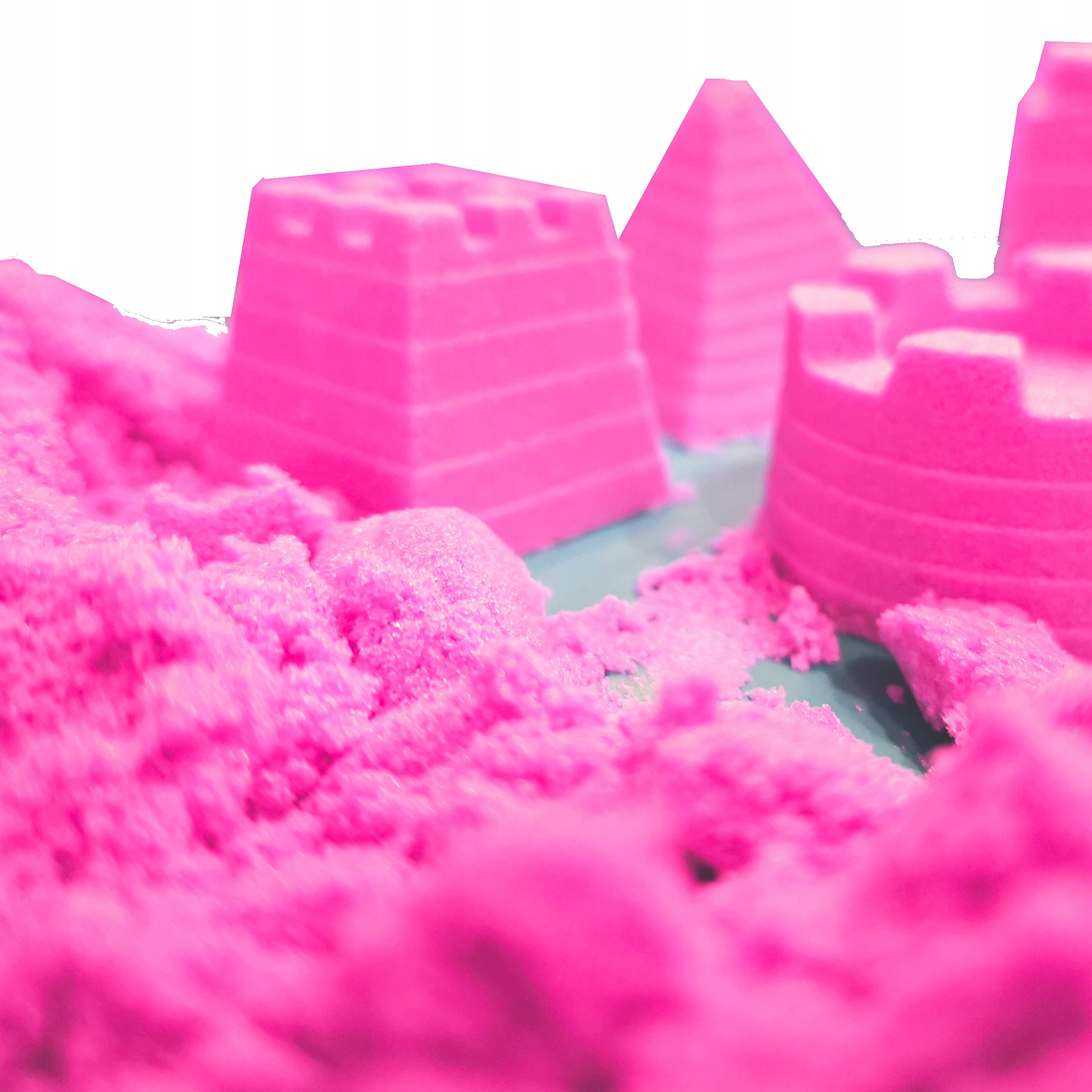 PIASEK KINETYCZNY ZESTAW KINETIC SAND KOSMICZNY PIASEK+POJEMNIK+FOREMKI 2kg Marka inna