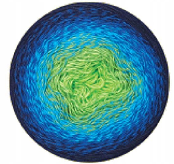 Włóczka YarnArt FLOWERS 250g/1000m melanż c. 300