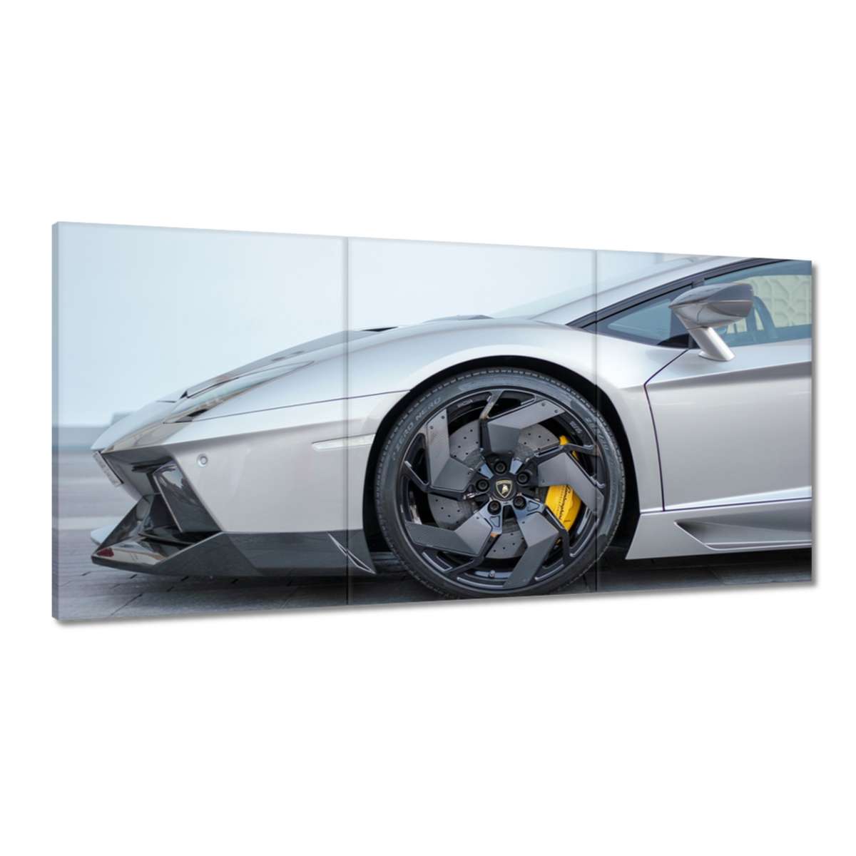 Obrazy 180x90 Strieborné Auto