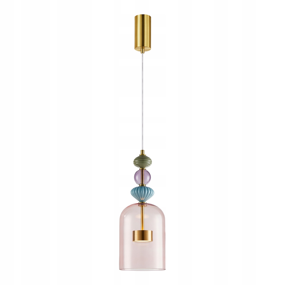 Závesná lampa Arte 12W Led, priemer 16 cm, mosadz