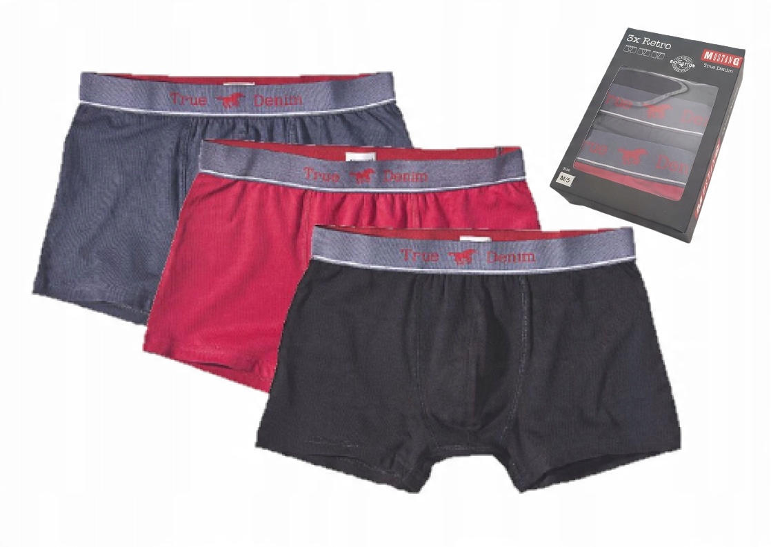 

Bokserki Mustang True Denim 3-pack r. XXL