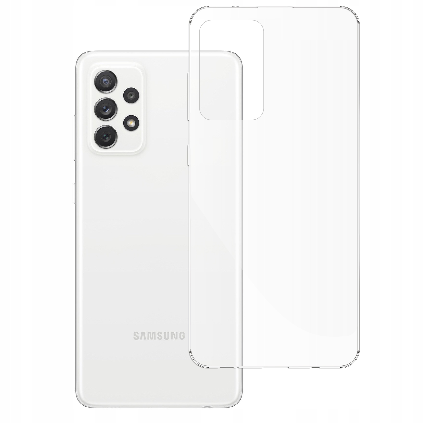 

Etui do Samsung Galaxy A72 gumowe Slim Clear View