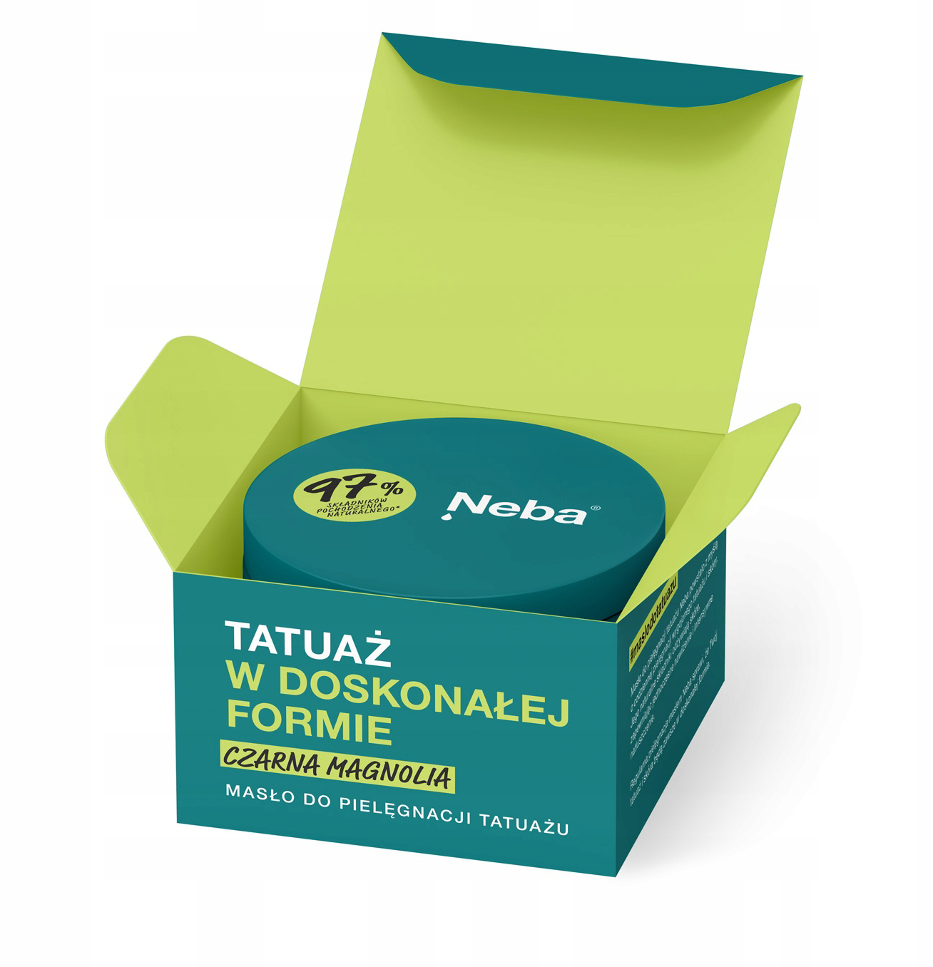 

Czarna Magnolia Neba Masło, 100ml Krem do Tatuażu