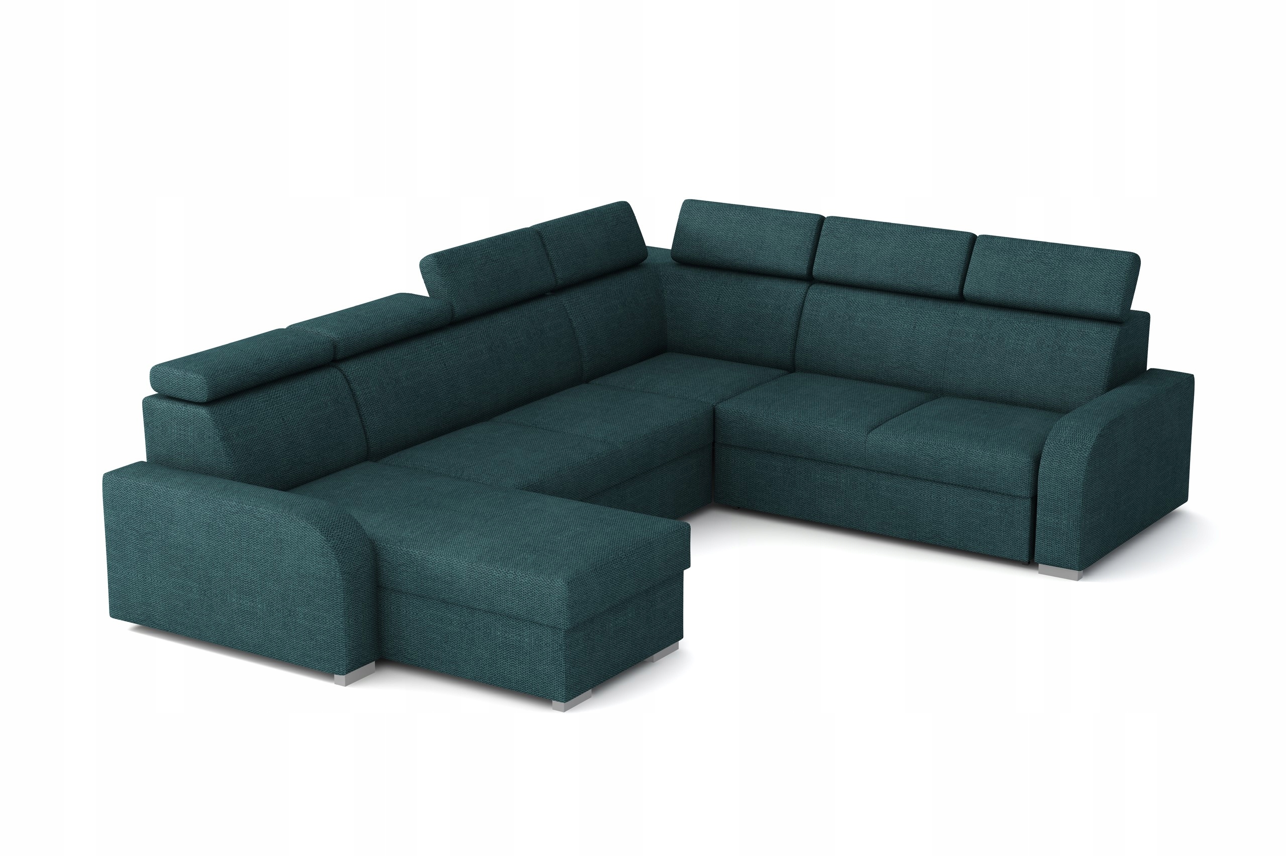 Narożnik modułowy MALMO III kształt litery U sofa Orientacja prawostronny