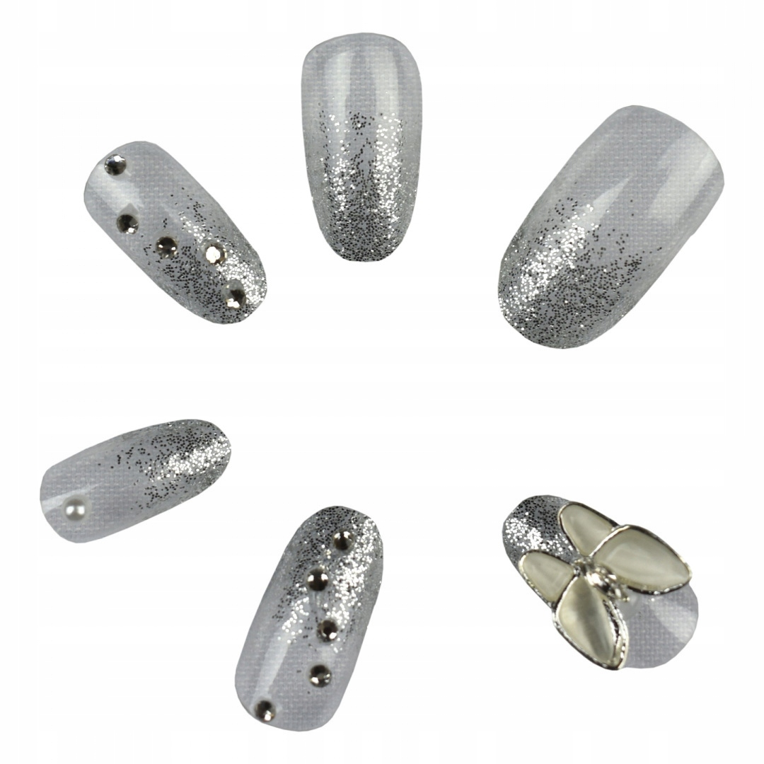 

Tipsy Paznokcie Sztuczne 24 szt. BY7