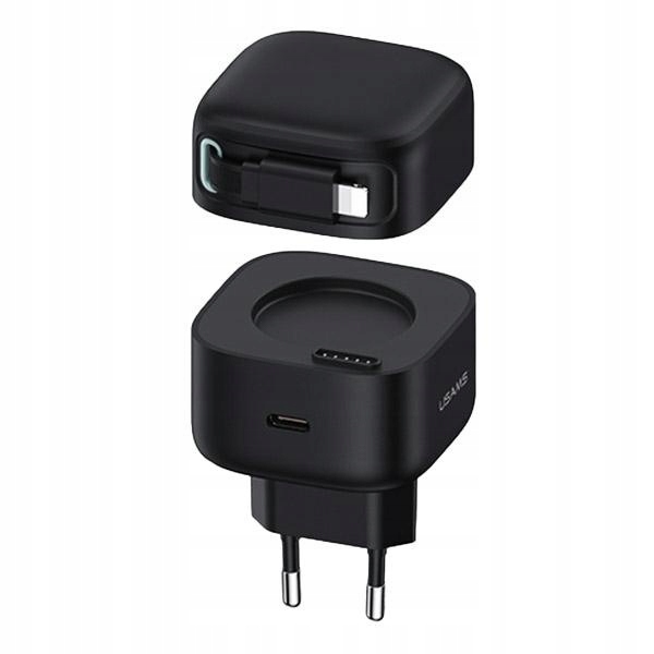 Síťová nabíječka Usams US-CC202 Usb-c kabel Lighning Pd Qc 35W černý