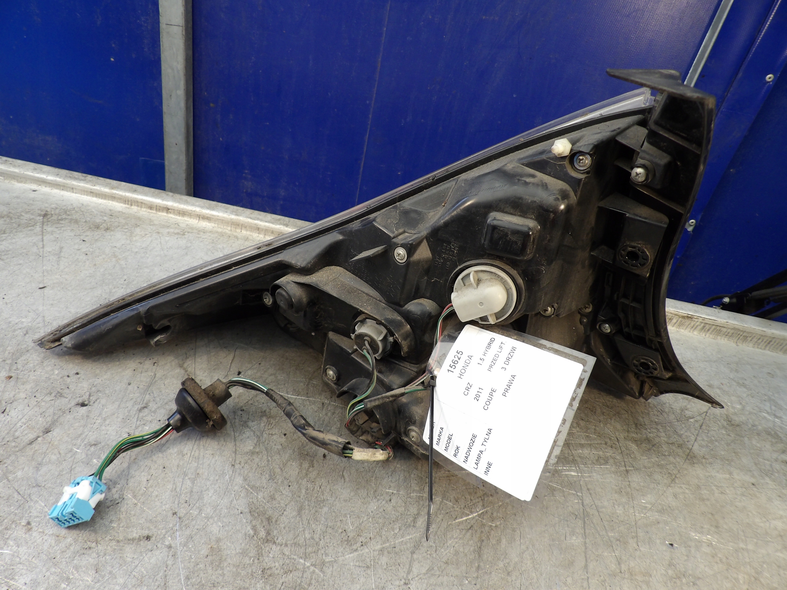 Honda CR-Z light rear right Hybrid coupe