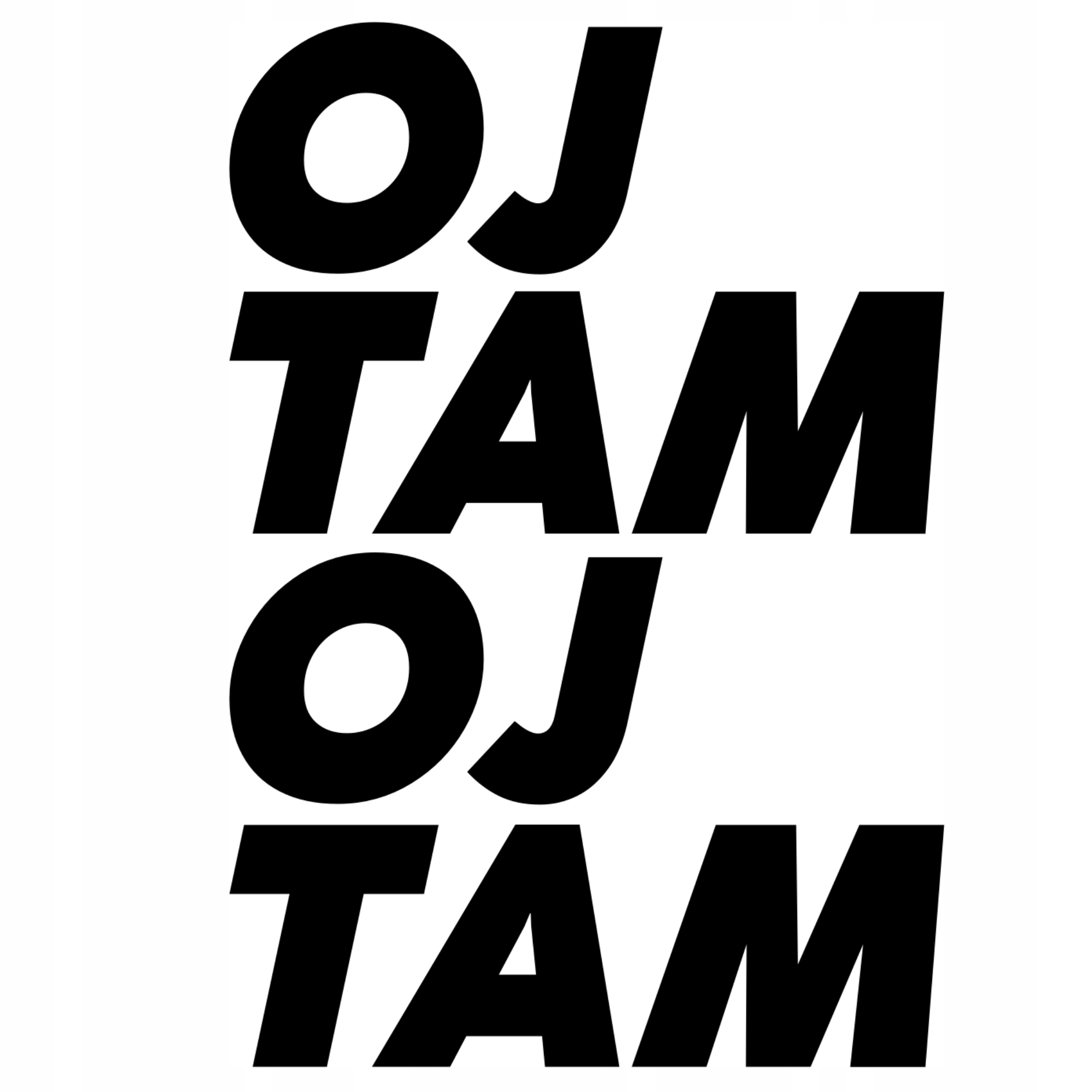 

Naklejka na samochód Oj Tam tuning sticker auto