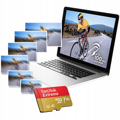 Karta pamięci micro SD 32GB SanDisk Extreme adapte Klasy prędkości U3 V30 A1