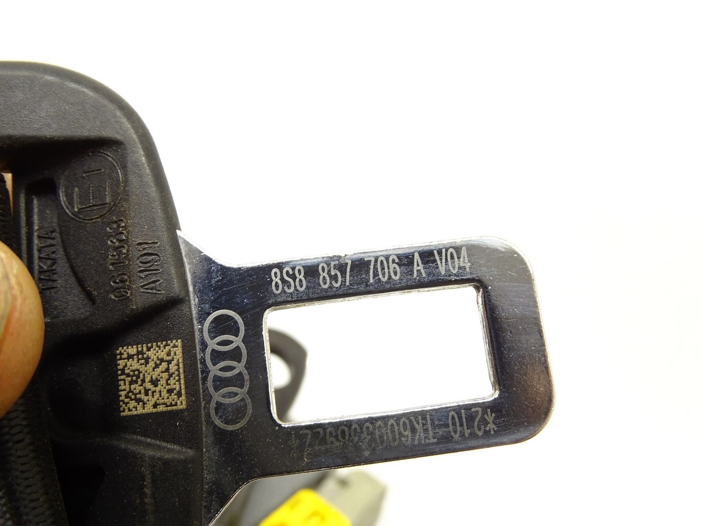 seat belt right front front of the passenger AUDI TT 8S8857706A