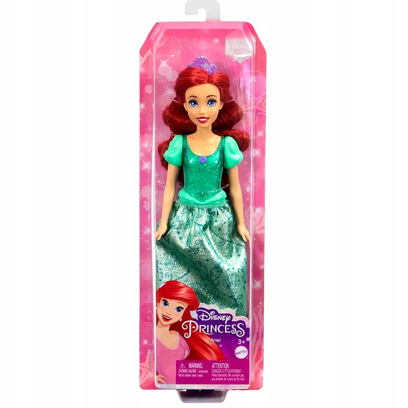 MATTEL DISNEY KSIĘŻNICZKI PRINCESS LALKA ARIELKA MAŁA SYRENKA 3+ Kod producenta HLW10