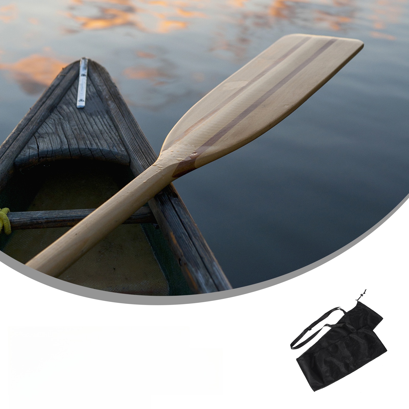 REUSABLE BOAT PADDLE BAG ZIPPERED OAR STORAGE Model 52594203