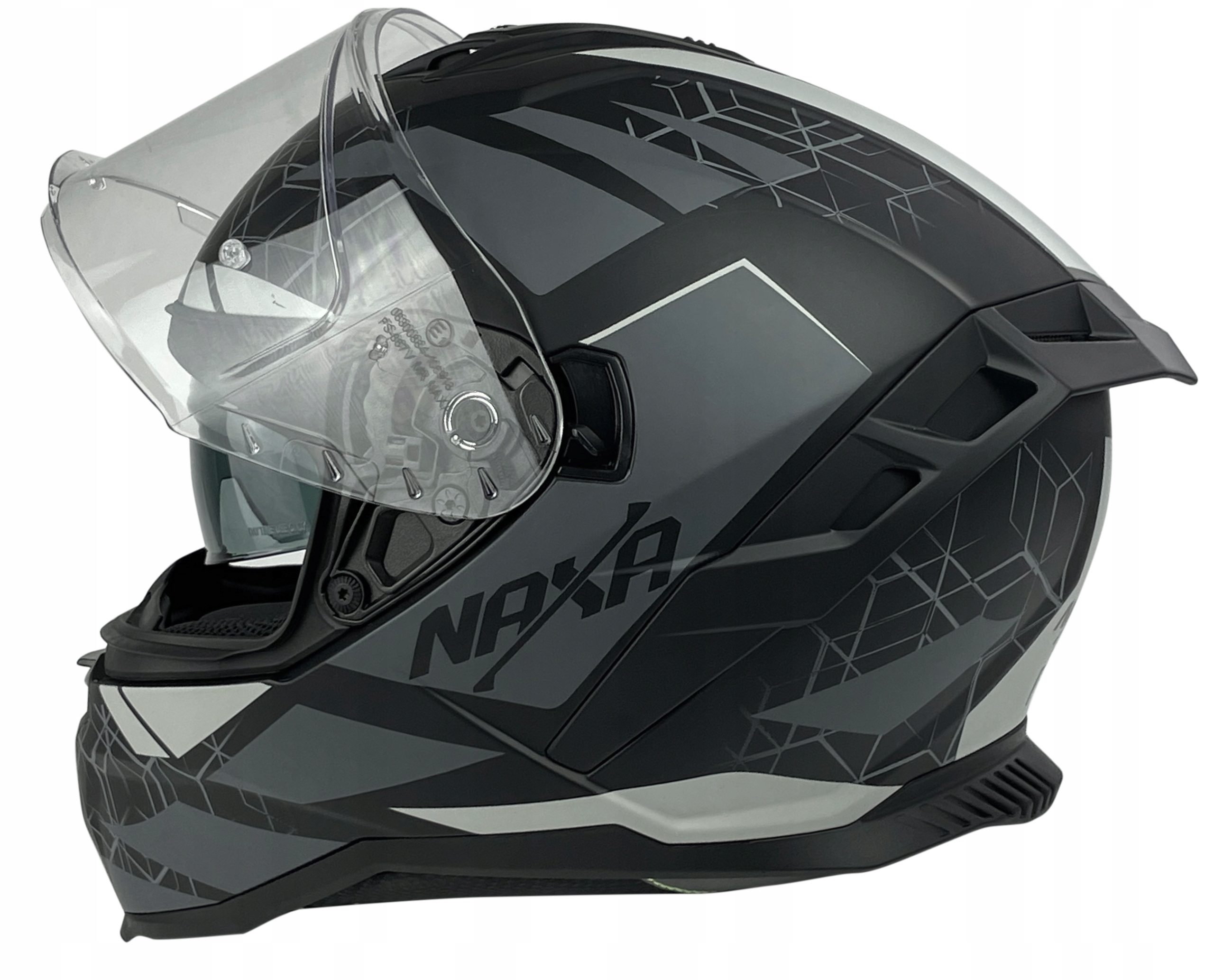 KASK MOTOCYKLOWY INTEGRALNY NAXA F32 Z BLENDA r.XXL + PINLOCK GRATIS Model NAXA F32/D/XXL