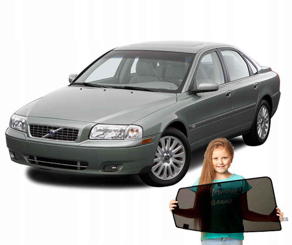 Slnečné clony na magnetoch pre Volvo S80 I 1 Sedan 98-06