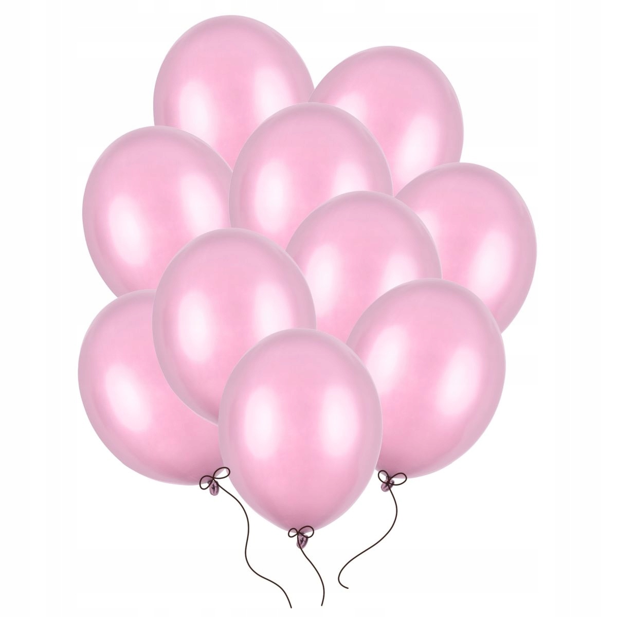 

Balony Jasnoróżowe metaliczne mocne 27 cm 50 szt