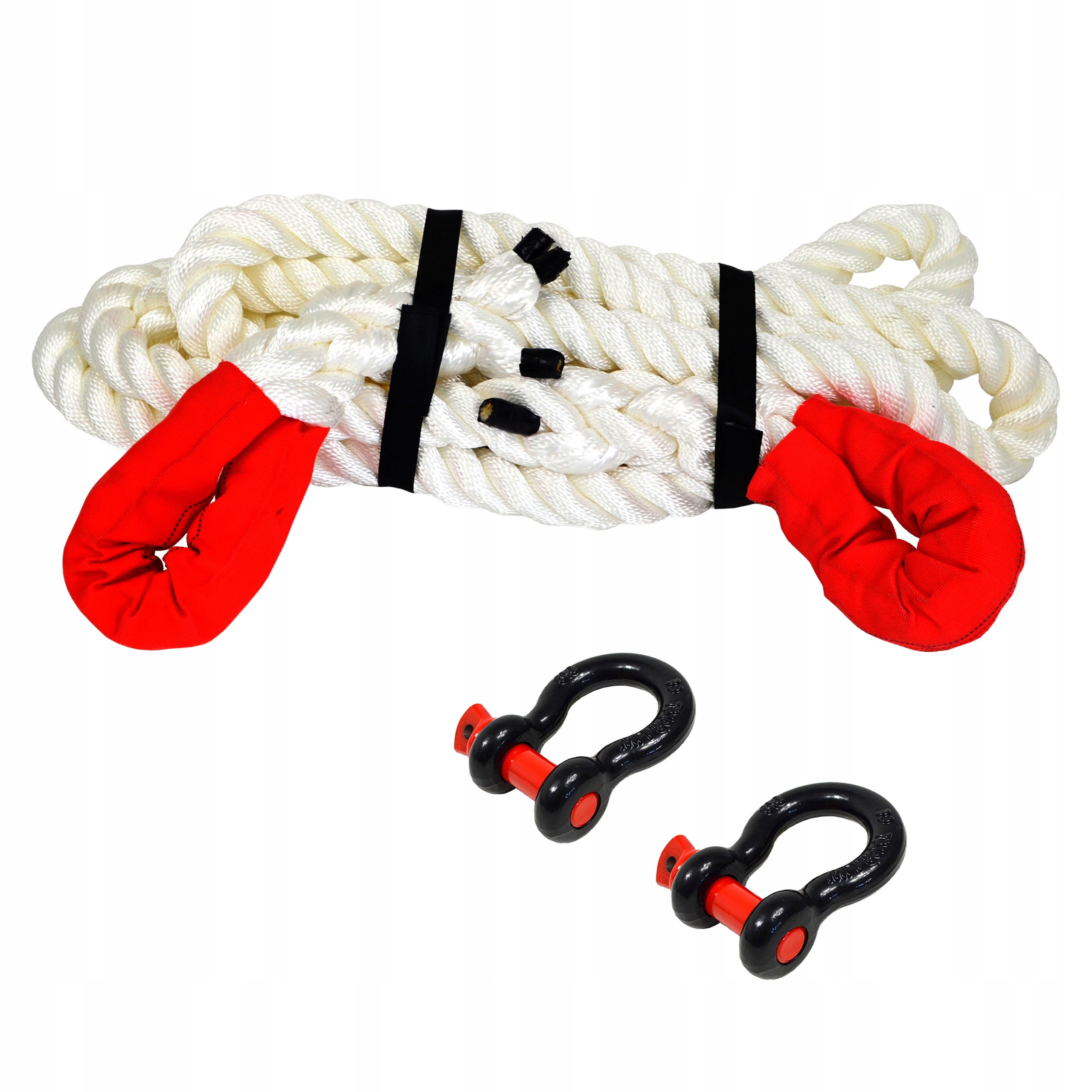 Kinetické lano 8 m 36 mm 25 t 2 x sklo Omega 3,25 t Snakeman 4WD