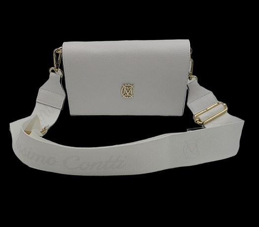 Torebka listonoszka Massimo Conti trzy komory biał Marka Massimo Connti