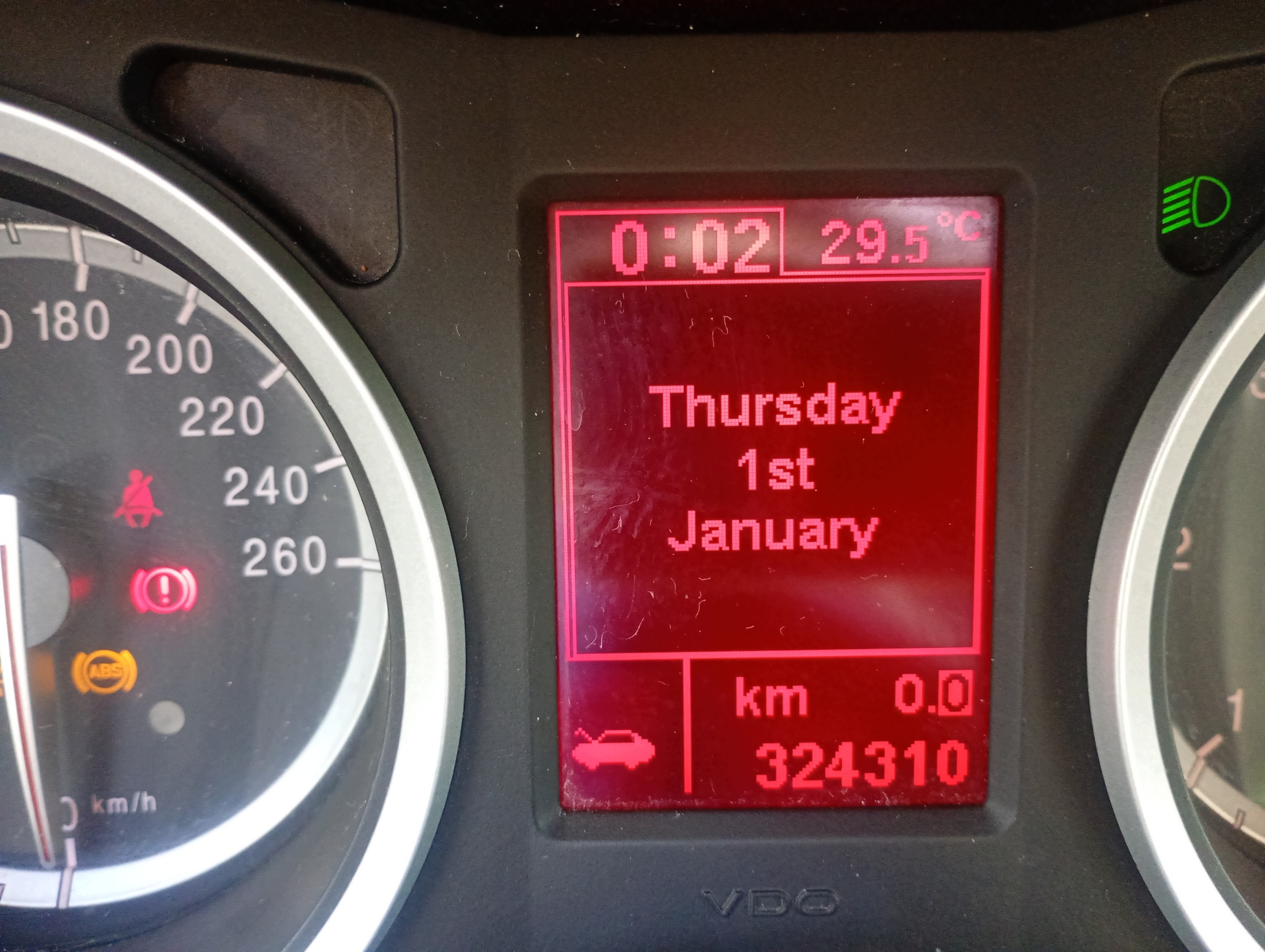 dials dials tachometer Alfa Romeo 159 Sportwagon 05-08 324310 km