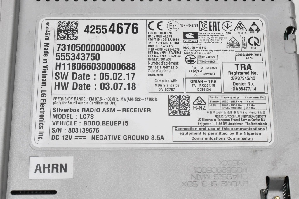 player navigation devices 42554676 OPEL ASTRA 5 V K 15-20