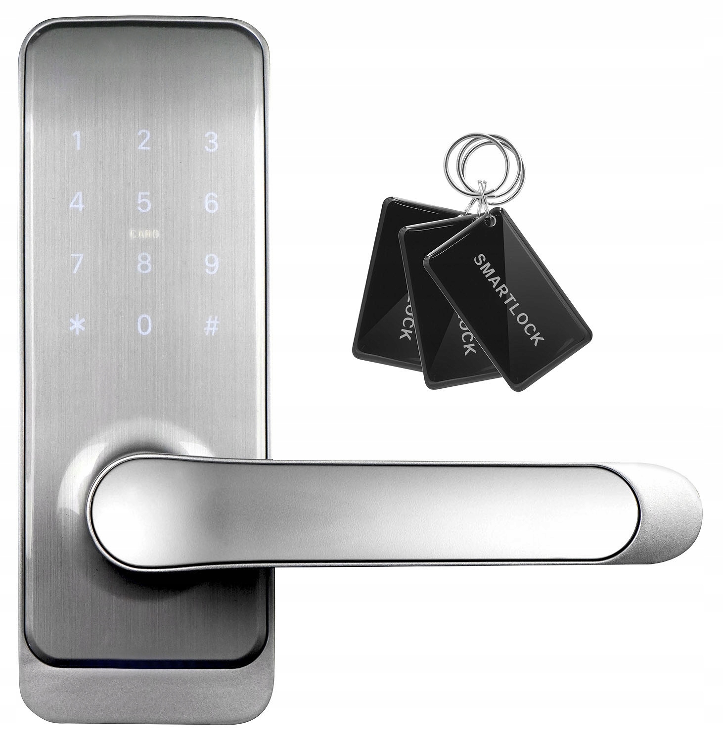 KLAMKA ZAMEK SZYFROWY EURA KOD KARTA RFID +GRATIS (5905548279763