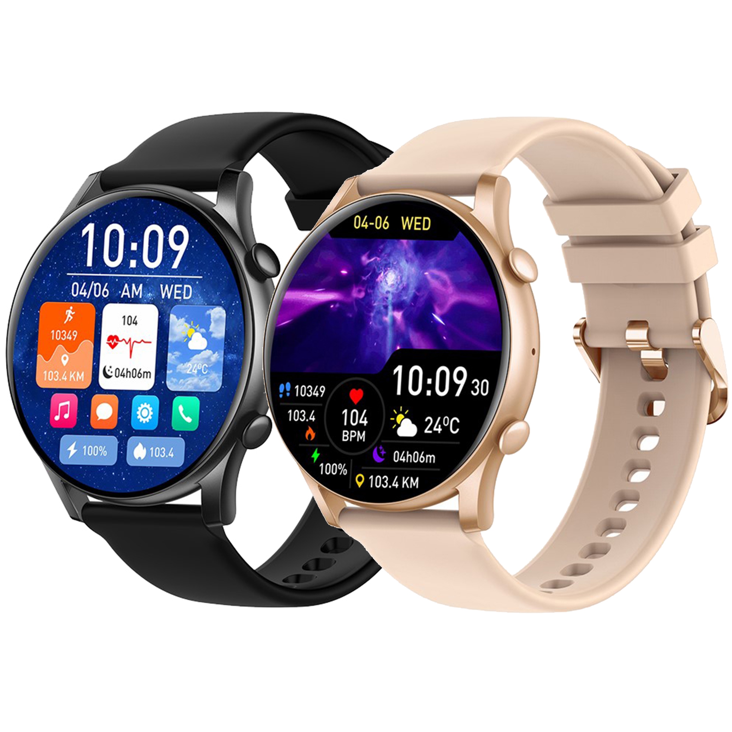 SMARTWATCH ZEGAREK SMARTBAND SMART WATCH ROZMOWY DAMSKI MENU PL SPORT MĘSKI Komunikacja Bluetooth