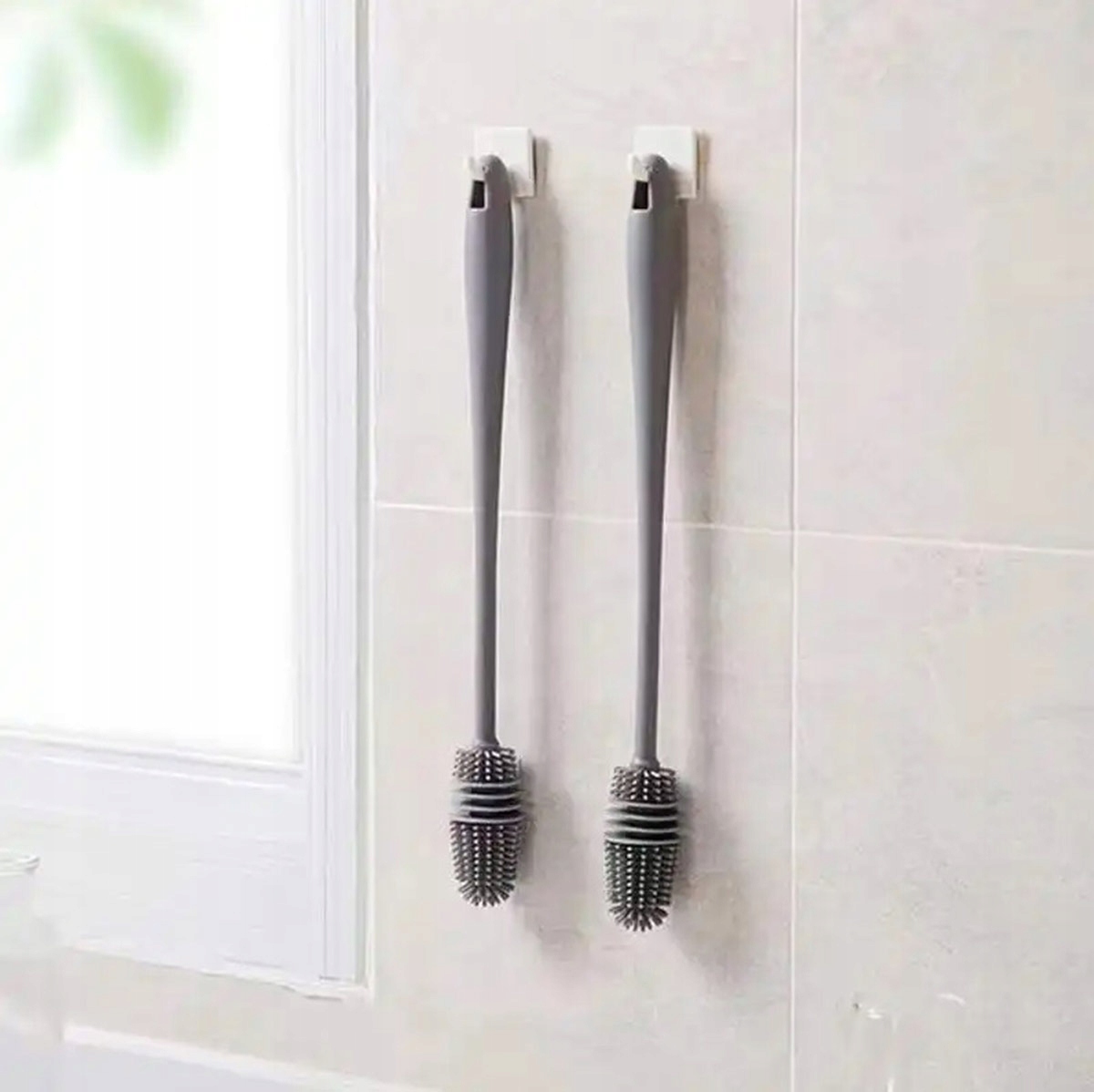 SZCZOTKA SILIKONOWA MYJKA DŁUGA DO MYCIA SZKLANEK BUTELEK SŁOIKÓW AG943 Model AG943