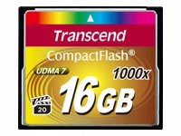 TRANSCEND TS16GCF1000 Transcend karta pamięci 16GB Compact Flash 1000x (Odc