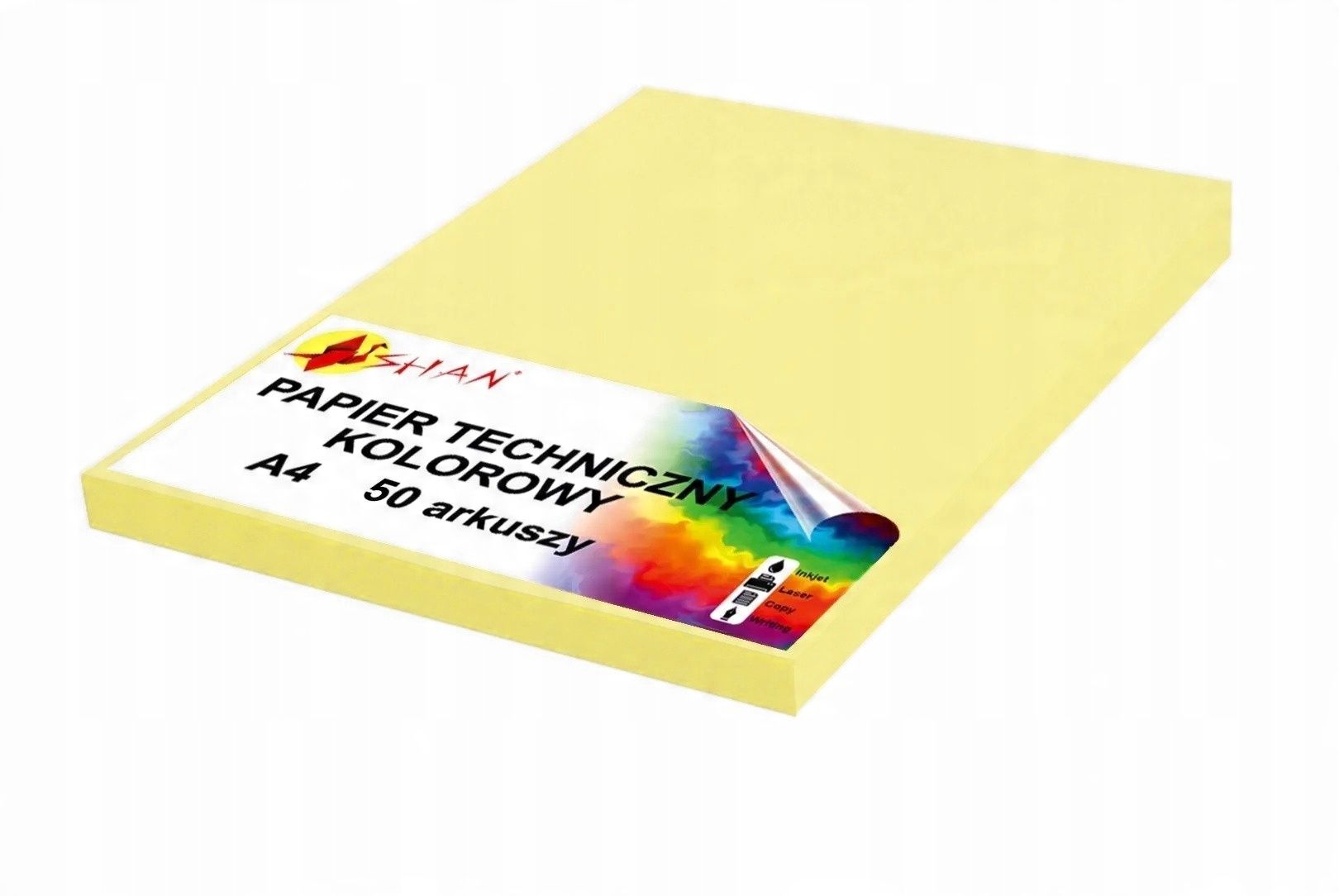 

Papier techniczny A4 160g żółty pastel 50 arkuszy