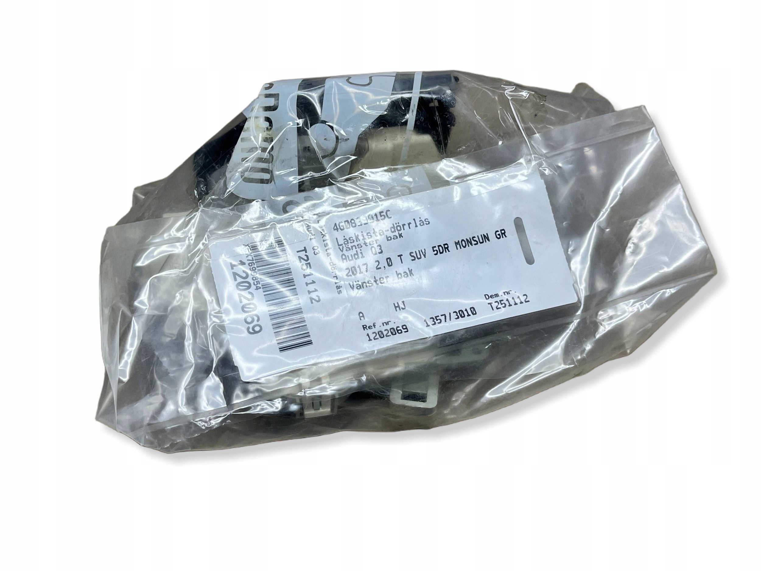 lock door tylnych Audi A6 S6 C7 4G 4G0839015C