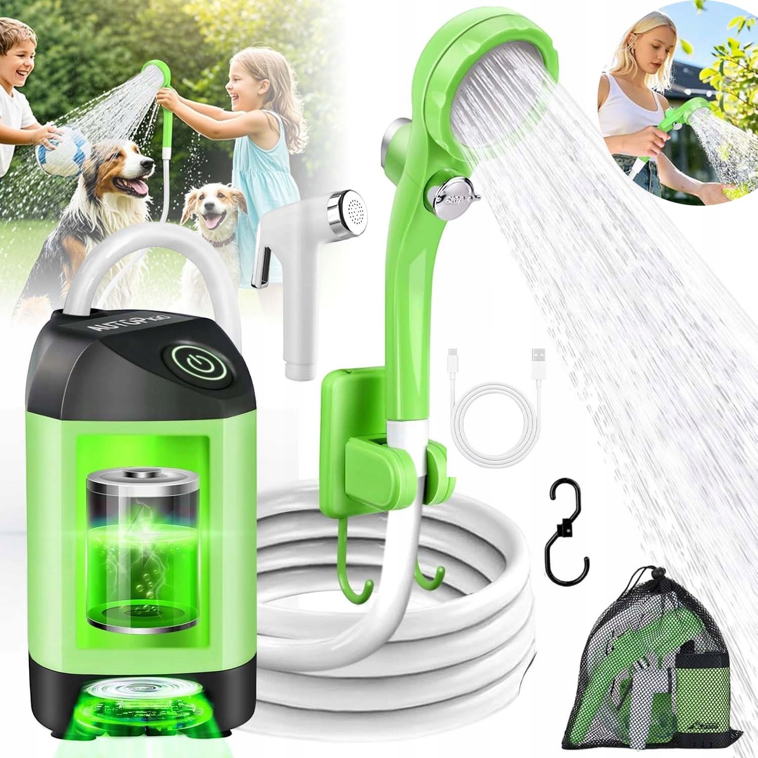 Turistická Kempingová Sprcha Pod Stan S Přenosnou Polní Sprchou 4800 Mah