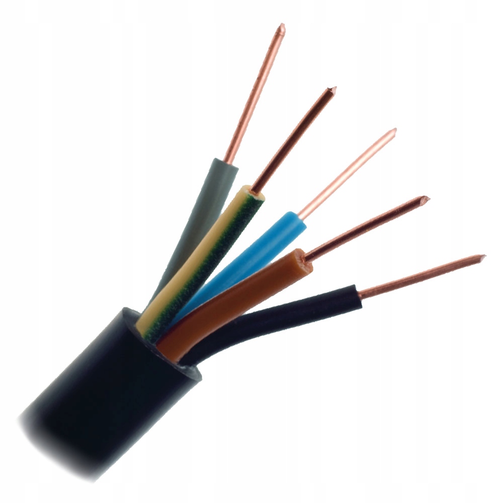 

Przewód Kabel Energetyczny Yky 5x10mm² 0,6/1kV 1mb