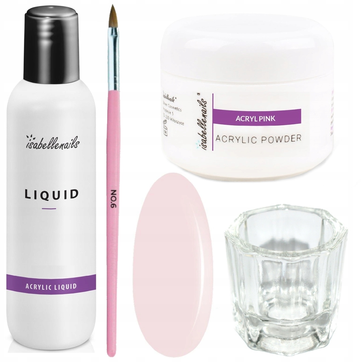 

Zestaw startowy Akrylowy Pink 15ml Isabellenails