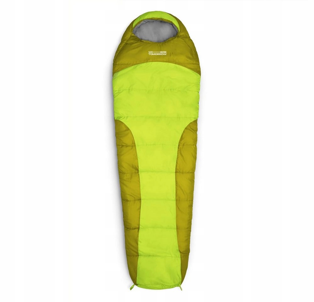 Lumaland Turistický spací pytel s límcem mumie 230 x 80 cm, olivový