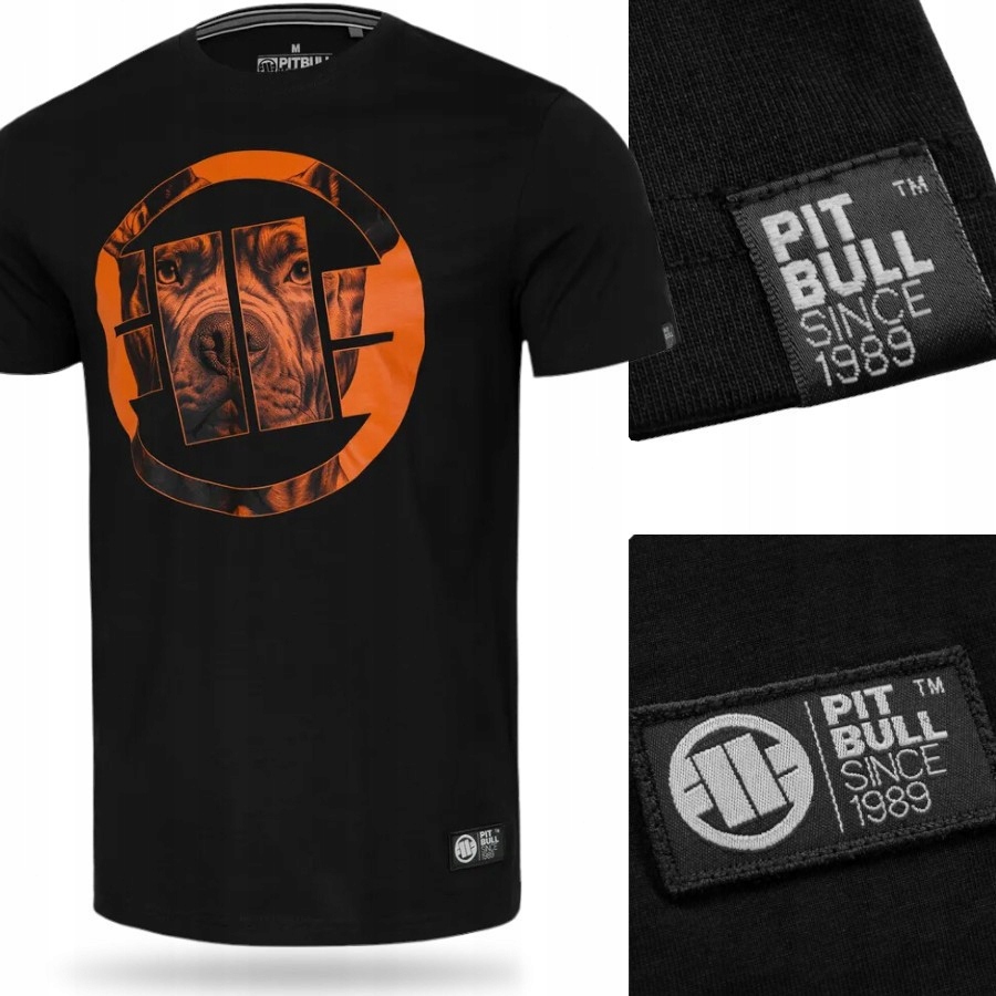 Koszulka Męska Pit Bull T-shirt Podkoszulek Sportowa Na Co Dzień Pitbull