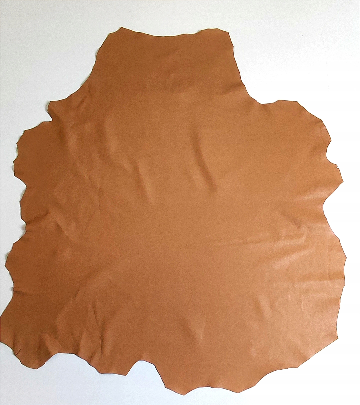 Karamelová Přírodní Oděvní Kůže Koza Gr 0.7-0.9 mm Plocha 0.75 m2