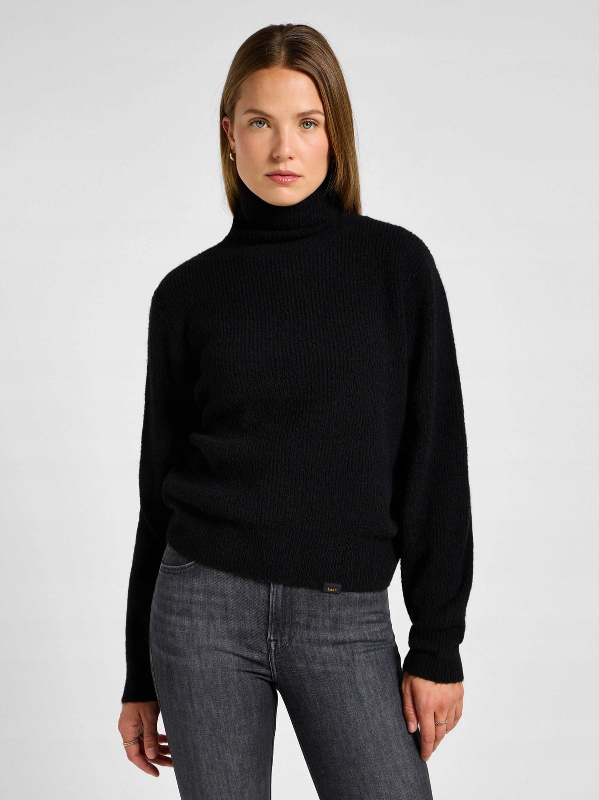 Dámský svetr Lee Roll Neck Knit Black 112358826 L