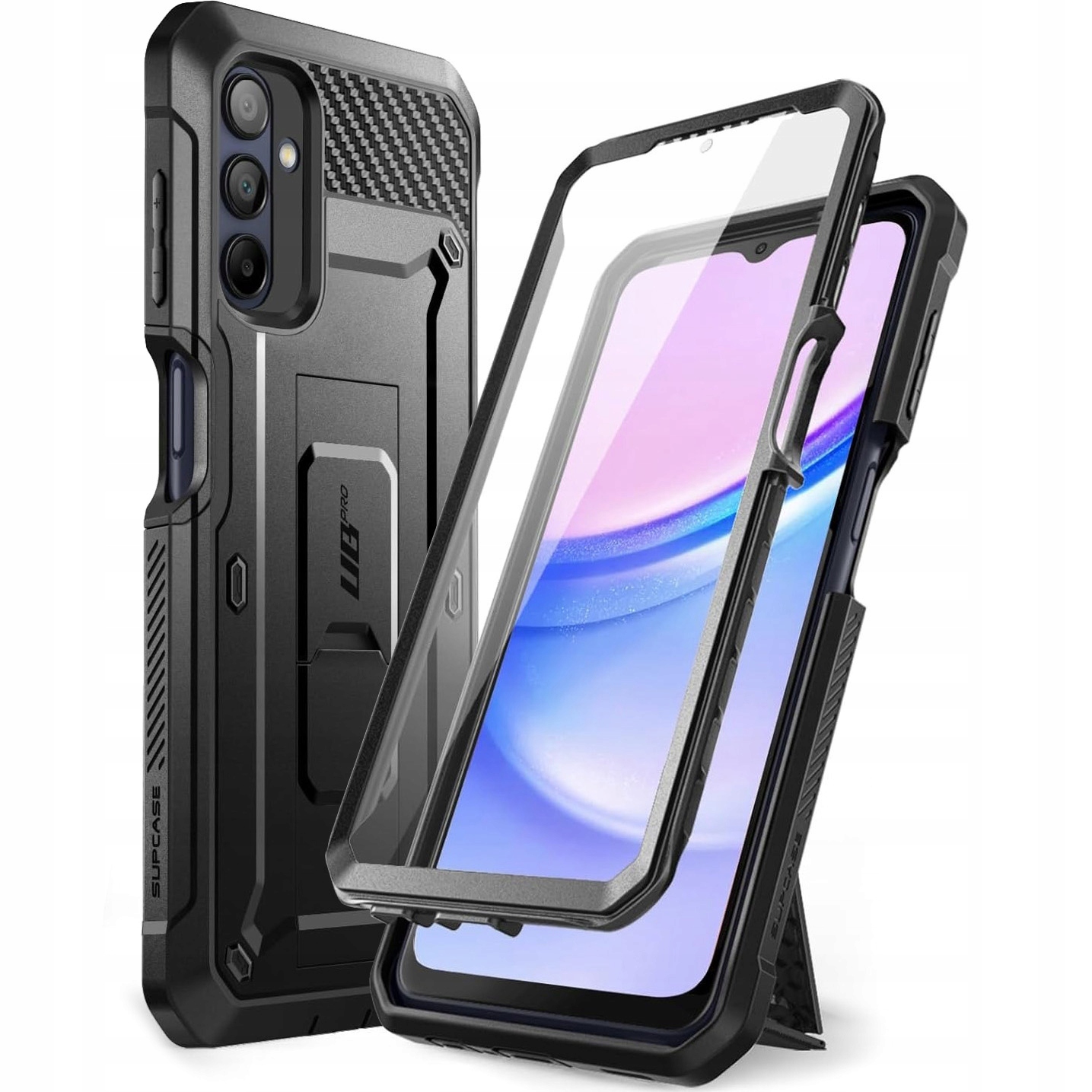 Etui pancerne Supcase do Galaxy A16 4G/5G obudowa do paska z podpórką Stand