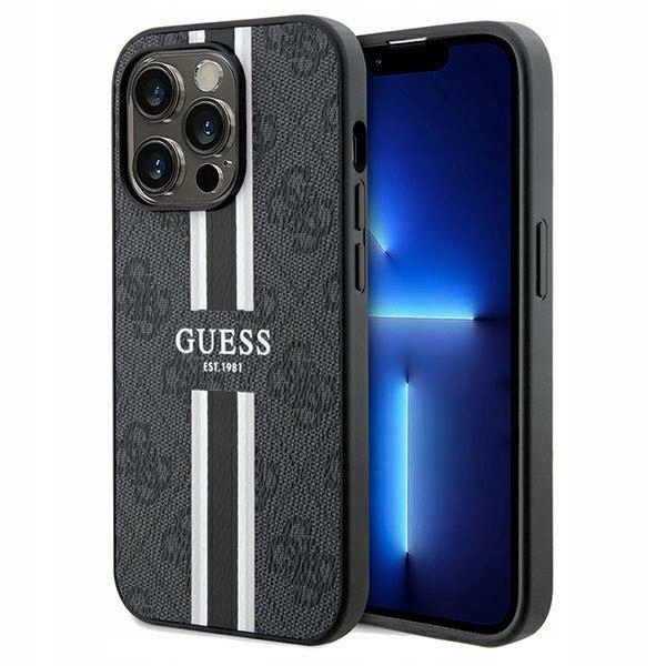 Guess GUHMP15XP4RPSK iPhone 15 Pro Max 6,7" černý/černý pevný obal 4G Printe