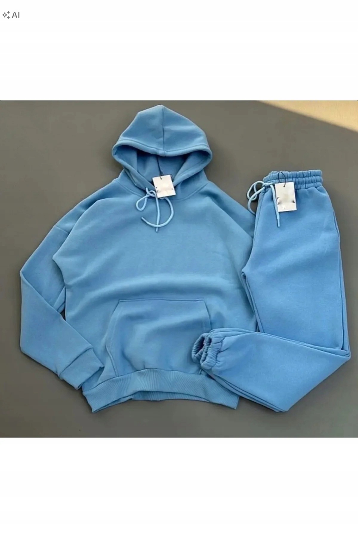 Měkký Teplákovka Dámský Komplet S Kapucí Ve Sportovním Stylu XL 5IA