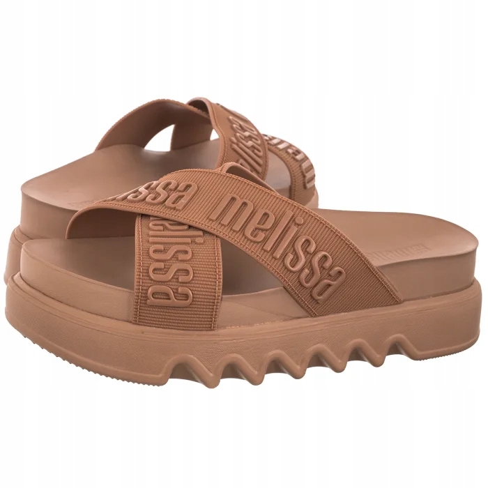 Dámské boty Nazouváky Melissa Cross M Lover Platform 37368 Brown Hnědé