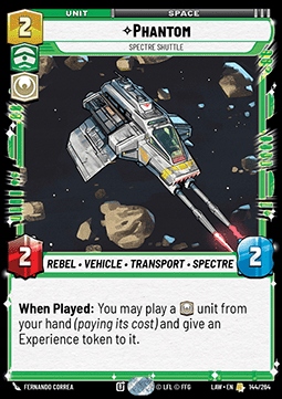 Karta Phantom, Spectre Shuttle LAW #144