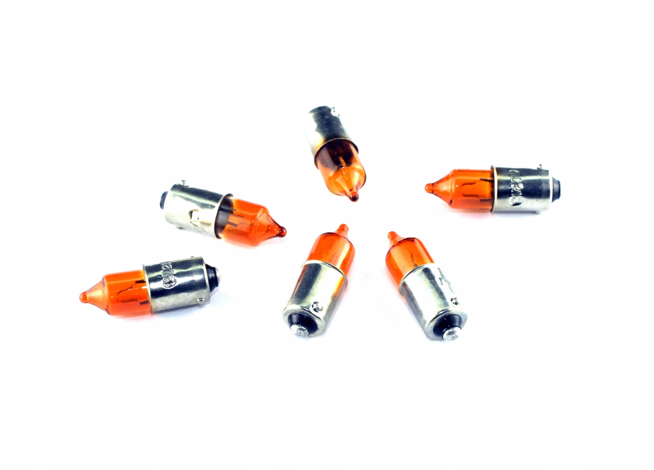 

2x Żarówki Żarówka Pomarańczowa Mini 12V 23W BA9S