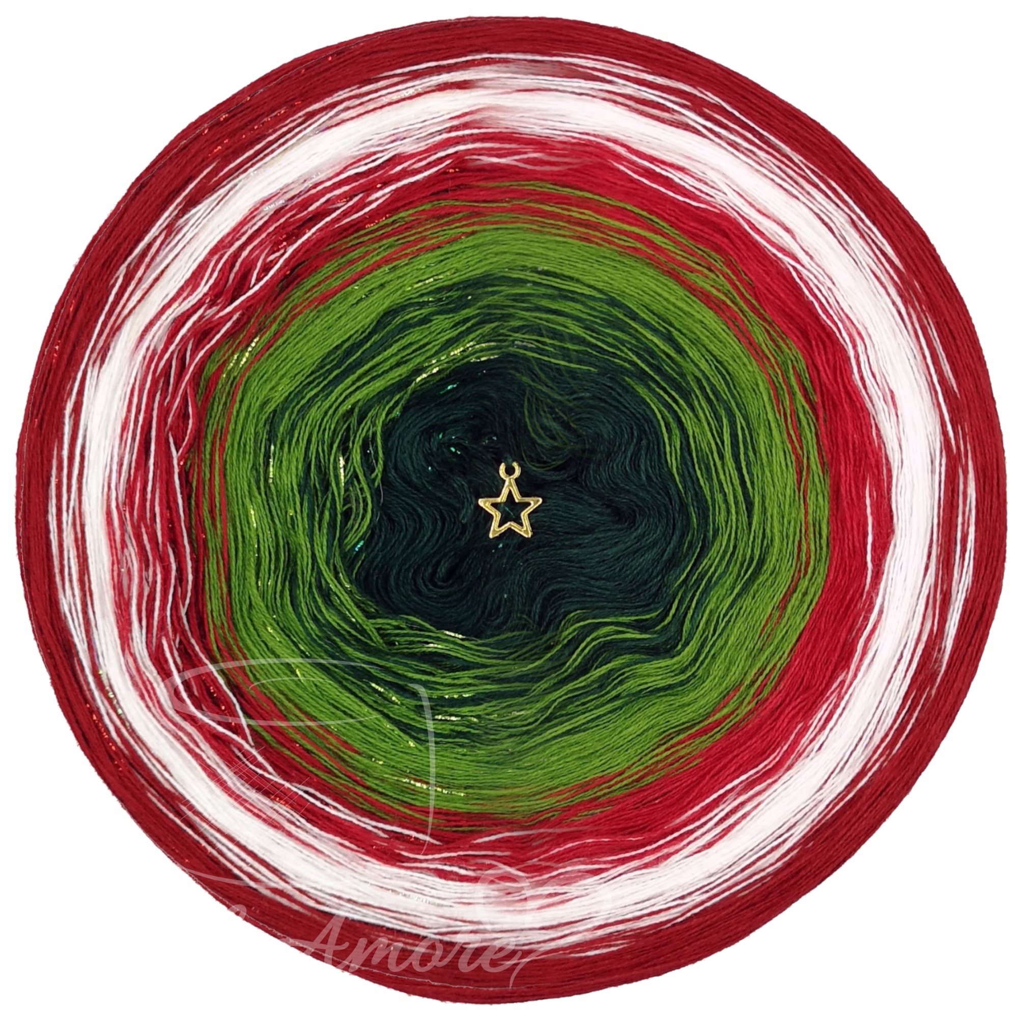 Příze bavlna akryl motůrek 3 nitě XMAS18 1800m