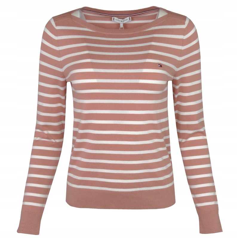 Tommy Hilfiger dámský bavlněný svetr s proužky, S