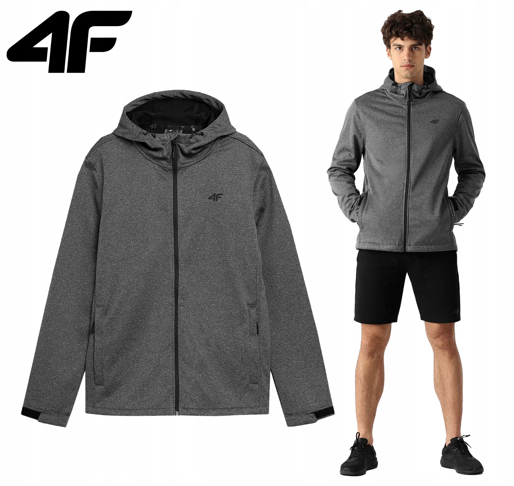 

4F Kurtka Męska Softshell L22 SFM350 M