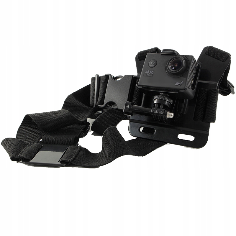 KAMERKA 4K UHD SPORTOWA ROWEROWA+SZELKI NA KLATKĘ Komunikacja Wi-Fi