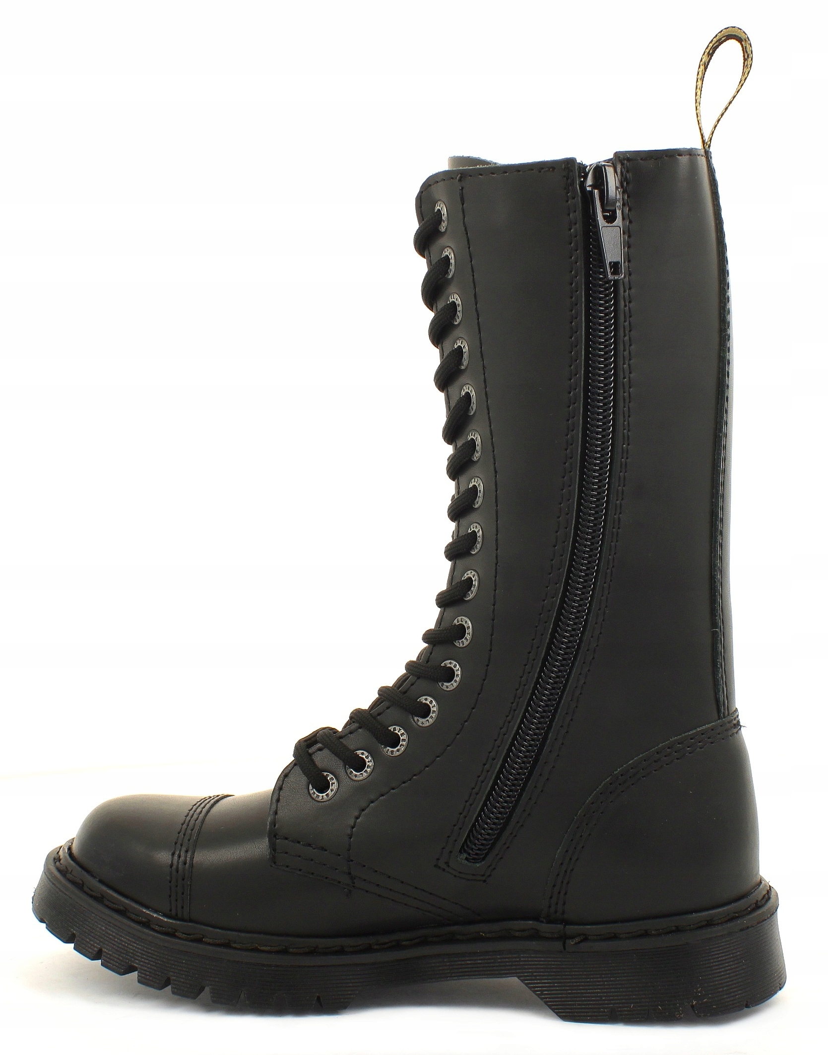 GLANY STEEL CZARNE Z ZAMKIEM 15-DZIUR 135/AL-CZ/Z/B 37 Rozmiar 37