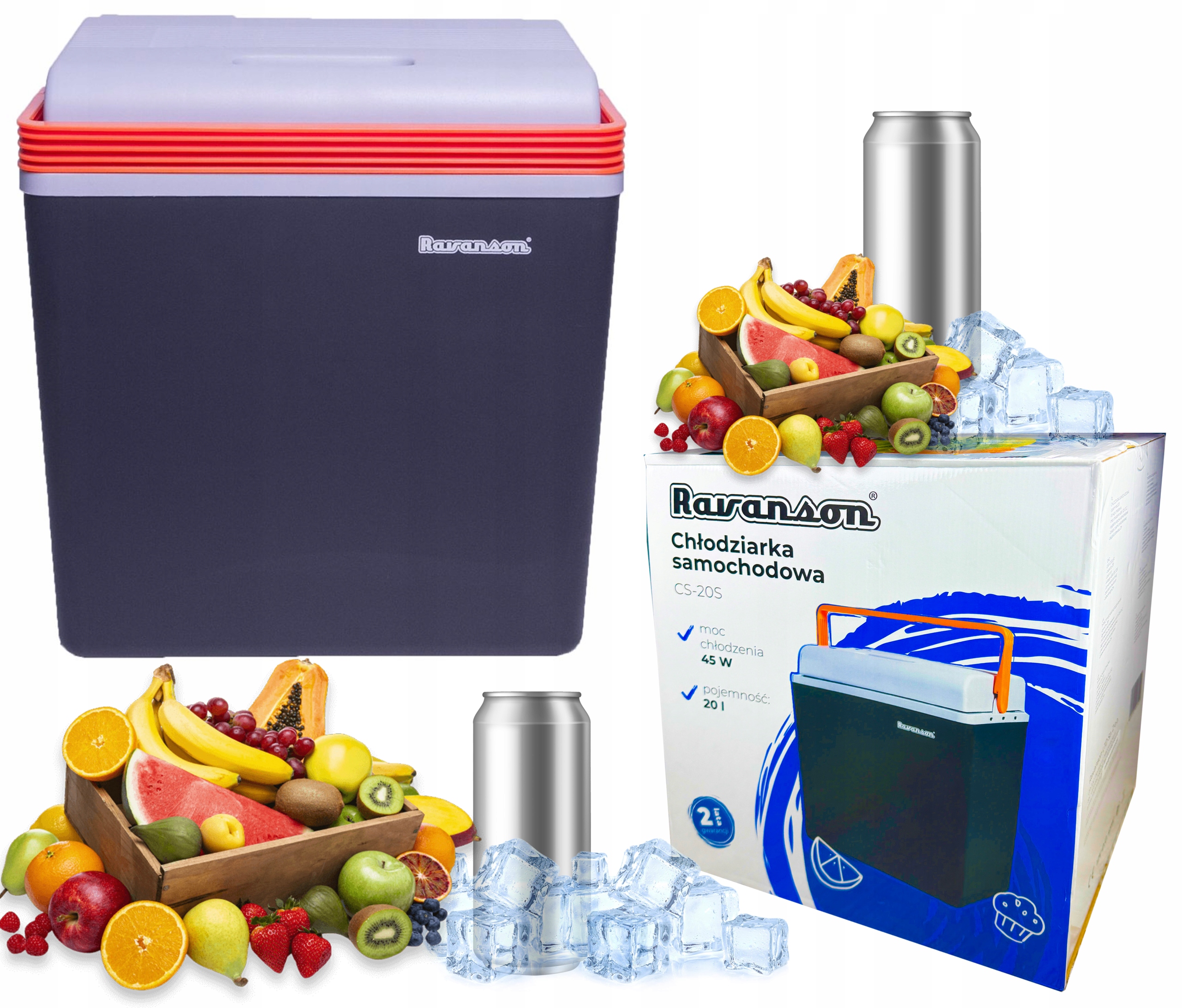 Turistická Lednička 20L Automobilová 12V Přenosná Do Auta Na Kempování